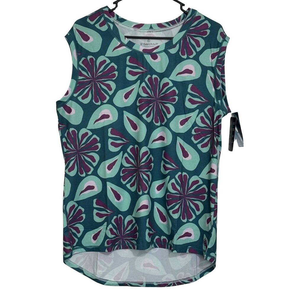 GYMWRAP Cloud Knit Athletic Tank LARGE Moisture Wicking Performance NWT